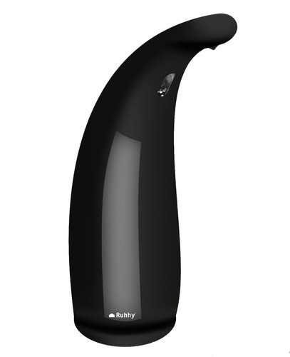 Fekete érintésmentes szappanadagoló