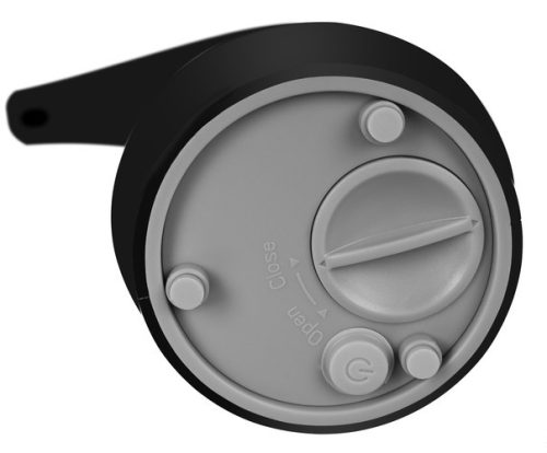 Fekete érintésmentes szappanadagoló