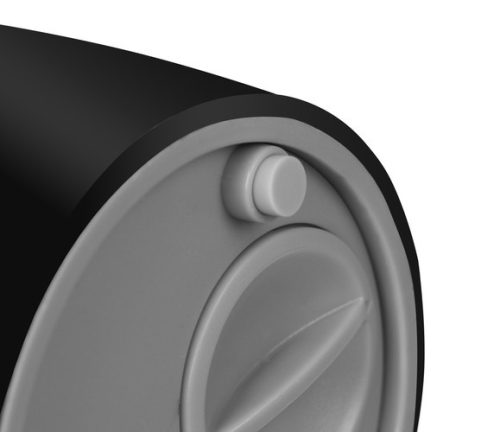 Fekete érintésmentes szappanadagoló