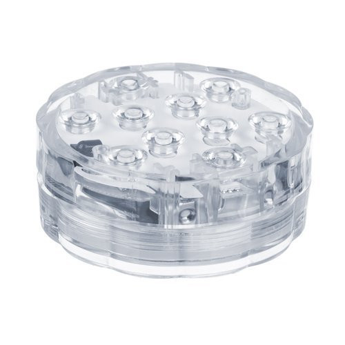 2 db-os vízálló LED lámpa szett, medencébe, távirányítóval