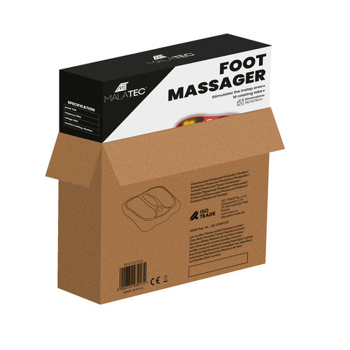 Fűtött lábmasszírozó