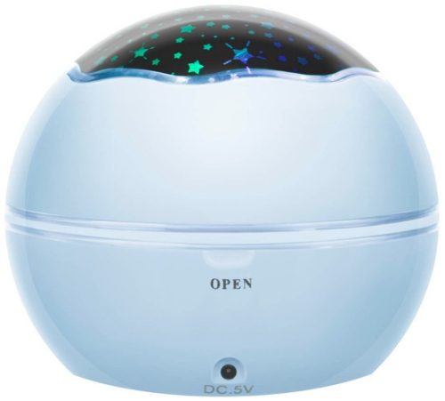 Éjjeli csillagfényes lámpa projektorral - kék