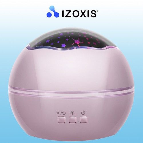 Forgó csillagfényes prémium lámpa, pink