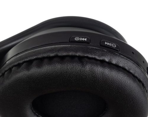 Vezeték nélküli fejhallgató macskafüllel - fekete