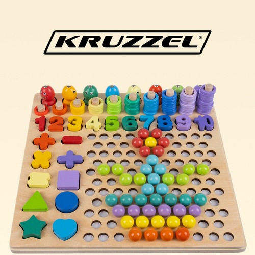 180+ elemből álló oktató játék fa puzzle
