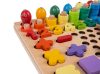 180+ elemből álló oktató játék fa puzzle