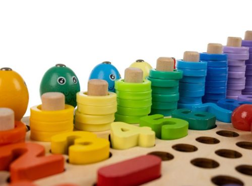 180+ elemből álló oktató játék fa puzzle