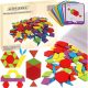 Oktatási puzzle - geometriai figurák