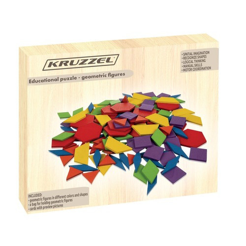 Oktatási puzzle - geometriai figurák