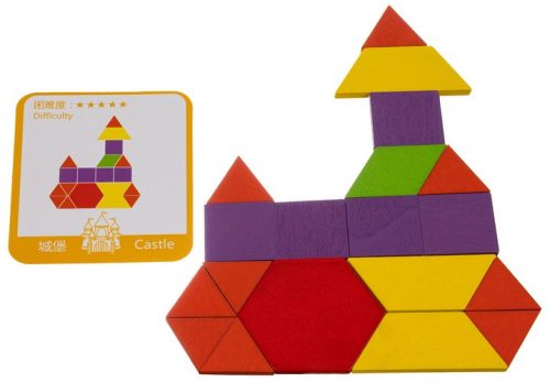 Oktatási puzzle - geometriai figurák