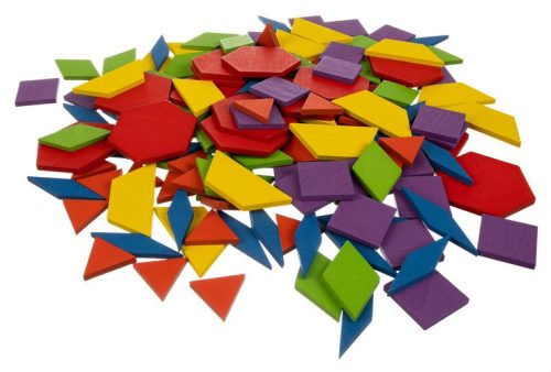 Oktatási puzzle - geometriai figurák