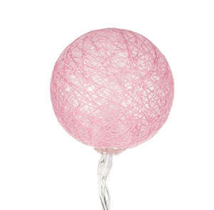 Játszósátor gyerekeknek 20 db világító gömbbel, 126x130x90 cm, rózsaszín