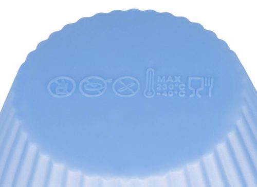 Tepsi muffinsütéshez (35x26,5x3 cm) + 12 db szilikon forma