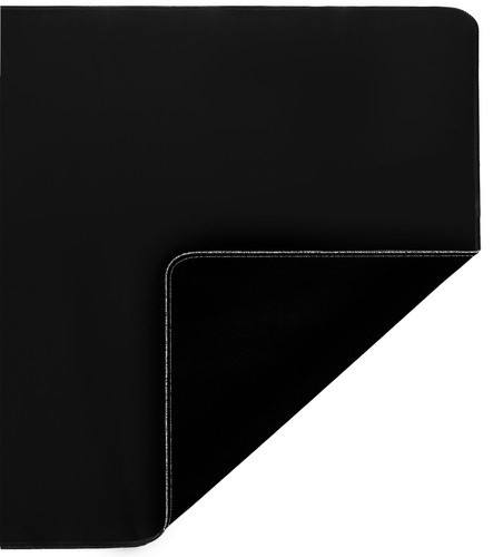 Fekete nagyméretű billentyűzet- és egérpad, 90x45x0,2 cm