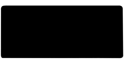 Fekete nagyméretű billentyűzet- és egérpad, 90x45x0,2 cm