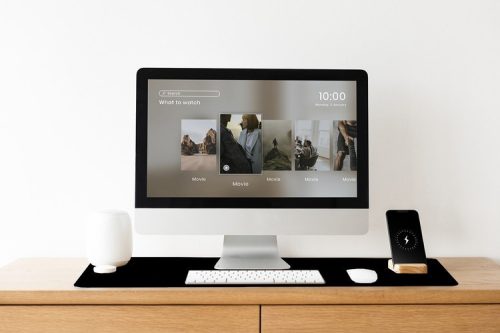 Fekete nagyméretű billentyűzet- és egérpad, 90x45x0,2 cm