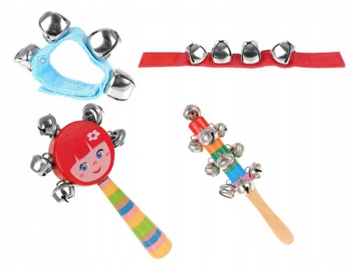 Fa hangszerek gyerekeknek, hátizsákkal