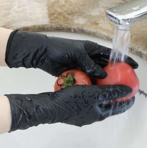 Nitril kesztyű 100 db- L - fekete