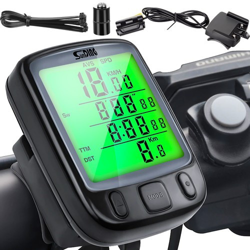 LCD kijelzős prémium kerékpárkomputer vízálló sebességmérővel