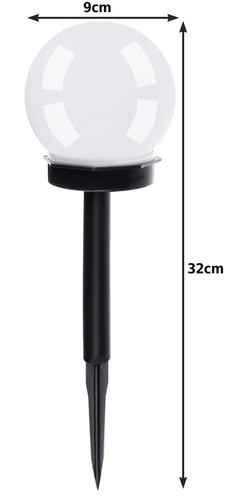 Napelemes kerti lámpa - 6 db-os golyós készlet.