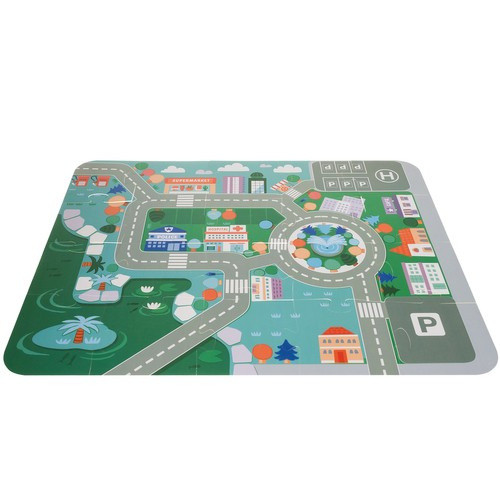 Fahasáb, fa építókockák - városépítős, 100 db-os készlet