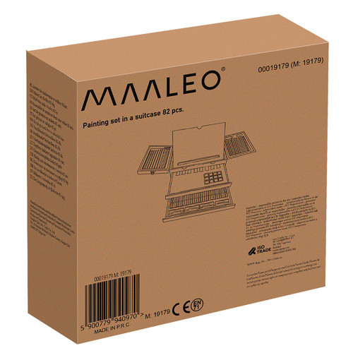 83 db-os festékkészlet egy bőröndben