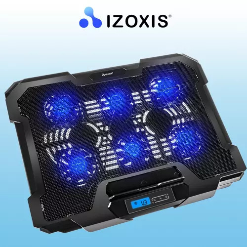 Izoxis laptop hűtőpárna, 36,5 x 28 x 3 cm