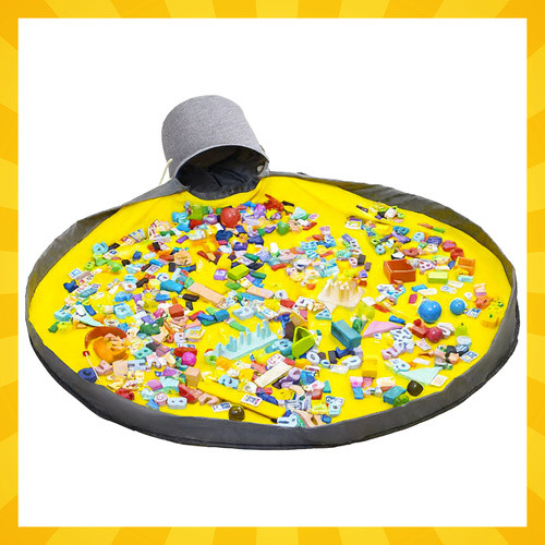 Kosár játékokhoz / blokkok szőnyeggel Kruzzel 19556