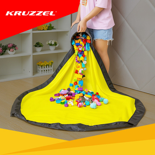 Kosár játékokhoz / blokkok szőnyeggel Kruzzel 19556