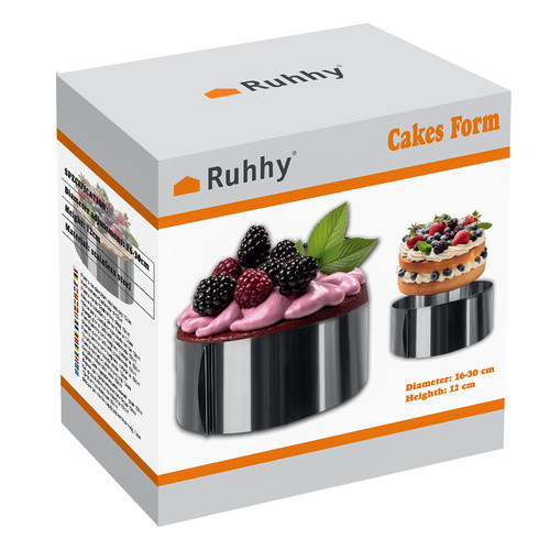  Tortaforma/cukrászati perem, 12 cm