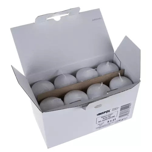 Gyertyahenger fehér - 8 db-os készlet.