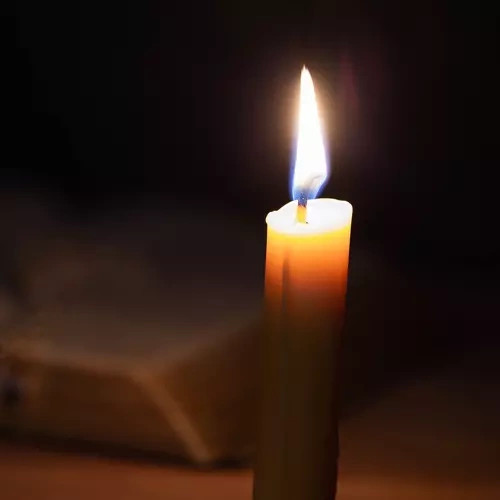 Kúpos gyertya fehér - 40 db-os készlet