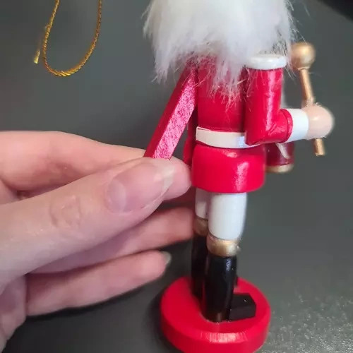 5 db-os fa diótörő figuraszett, karácsonyfadísz