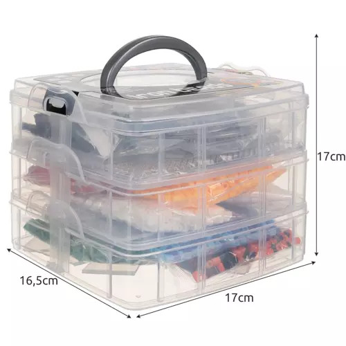 Vasalható gyöngyök - 6500 darabos készlet egy tokban