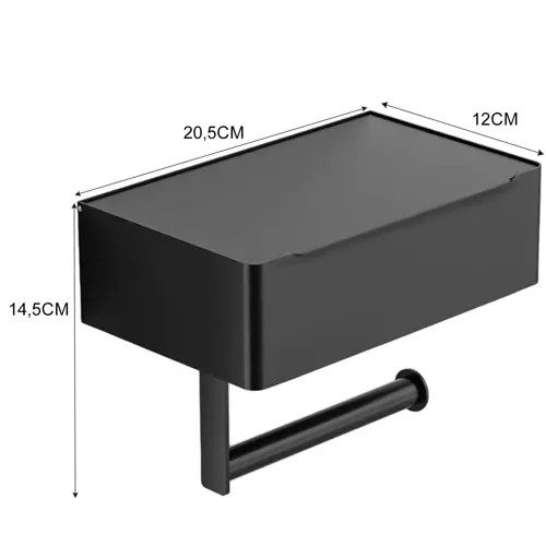 Ruhhy 20178 WC-papír tartó polccal