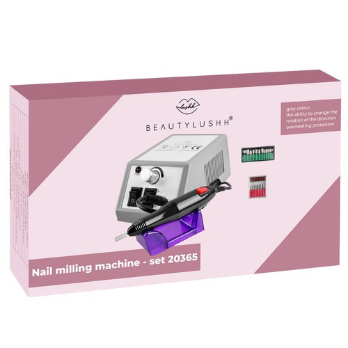 12W-os Beautylushh műköröm csiszoló gép, fejjel és kiegészítőkkel