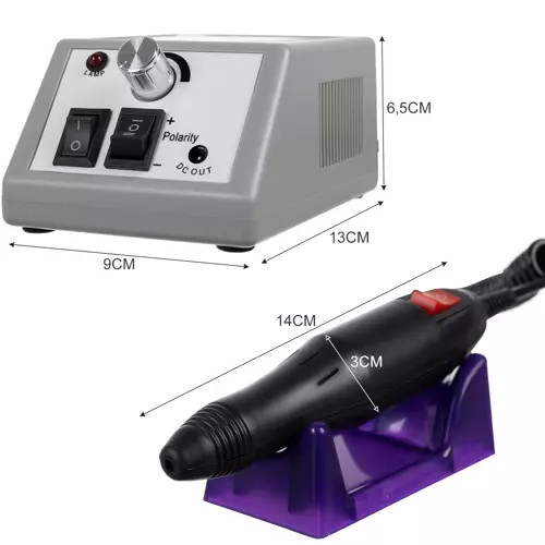 12W-os Beautylushh műköröm csiszoló gép, fejjel és kiegészítőkkel