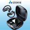 IZOXIS 5.0 prémium vezeték nélküli fülhallgató, powerbankkal, fekete