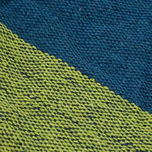 Kerti XXL nagyméretű függőágy merevítővel, kék-zöld, 260 x 160 cm