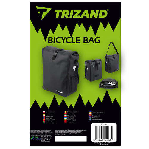 Trizand 21203 Kerékpártáska - 15-20L Vízálló Kerékpártáska