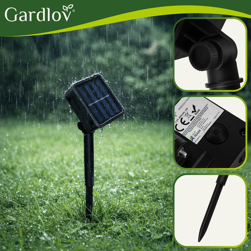 3 db-os flamingó napelemes lámpa, IP44, 52 x 20 cm/flamingó