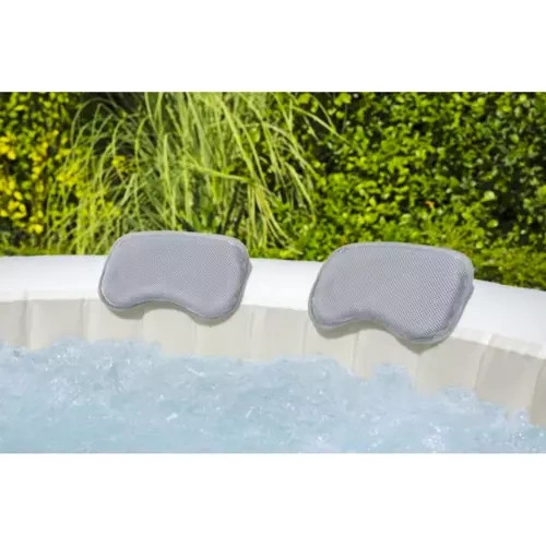 Bestway 60316 Jacuzzi Fejtámla - 2 db, Szürke, Lay-Z-Spa Kompatibilis