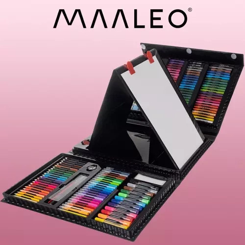 Festőkészlet bőröndben - 208 db Maaleo 21645