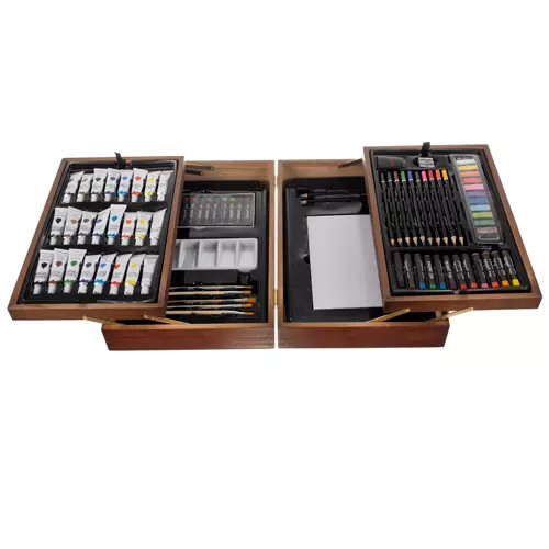 Festőkészlet bőröndben - 85 db. Maaleo 21633