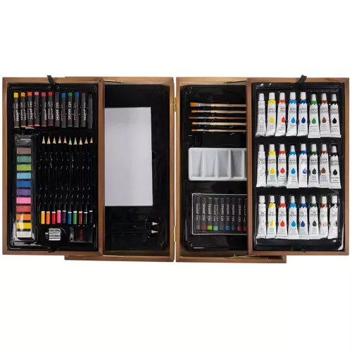 Festőkészlet bőröndben - 85 db. Maaleo 21633