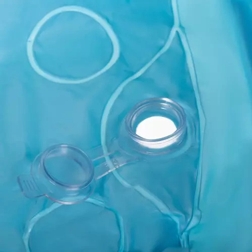 Felfújható puha aljú gyerekmedence, 80 x 30 cm, kék, Kruzzel