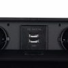 2x konnektor + 2x USB aljzatos elosztó, asztalba rejthető