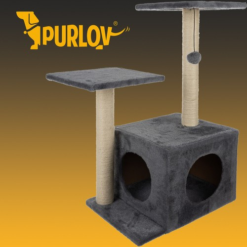 Macskafa 71cm szürke Purlov 21712