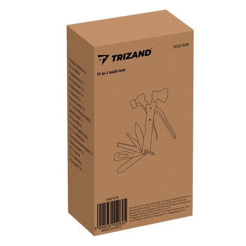 17 az 1-ben többfunkciós kiegészítő-szerszám, Trizand 21636