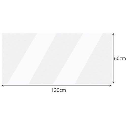 Védő Alátét Konyhapultra 120x60cm RUHHY - 1mm Vastag Polikarbonát